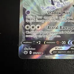 Pokemon Shadow Rider Calyrex V Alt Full Art 172/198 Chilling Reign NM/M Unplayed - Image 5