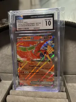 Pokemon TCG (Japanese) Ho-Oh EX Full Art Holo 07/32 Ultra Rare CGC 10 Gem Mint - Image 1
