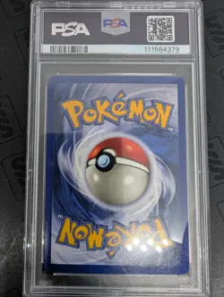 1999 Pokemon Zapdos 15/62 Fossil Holo Corrected Foil PSA 8 NM-MT - Image 2