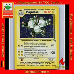 Magneton - Pokemon Karte TCG WOTC 11/62 Rare Holo Fossil /Q18 - Image 1