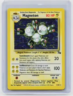 Magneton - Pokemon Karte TCG WOTC 11/62 Rare Holo Fossil /Q18 - Image 2