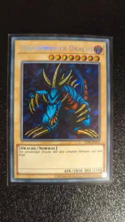 Yu-Gi-Oh! Dreihorniger Drache | LOB-DE000 | 25th | German | Secret Rare | NM - Image 1
