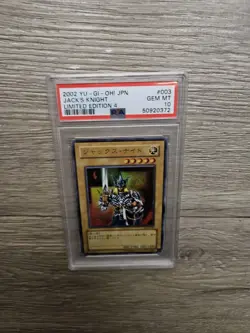 2002 Yugioh! JPN Jack's Knight LE4-003 Limited Edition PSA 10 - Image 1