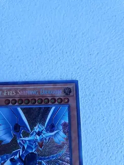 Yugioh Blue-Eyes Shining Dragon LCKC-EN008 (Secret Rare) 1st Edition #Y184 - Image 4