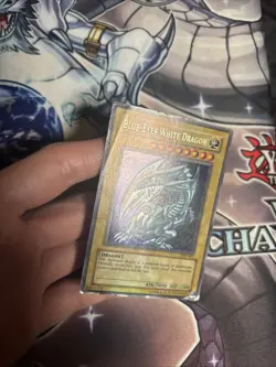 (AY) BLUE EYES WHITE DRAGON *** ULTRA RARE SDK-001 Unlimited YUGIOH! HP/DMG - Image 5