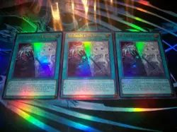 3x The Fallen & the Virtuous 1st Edition Ultra Rare CH01-EN019 Yu-Gi-Oh! - Image 1