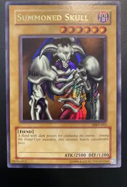 2002 Yugioh Summoned Skull MRD-003 Ultra Rare Original Print LP - Image 1
