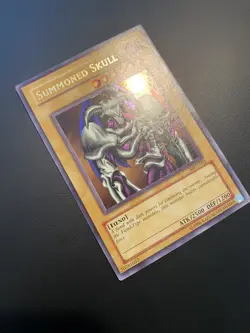 2002 Yugioh Summoned Skull MRD-003 Ultra Rare Original Print LP - Image 2
