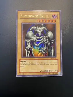 2002 Yugioh Summoned Skull MRD-003 Ultra Rare Original Print LP - Image 4