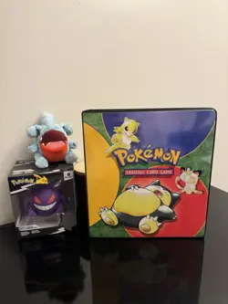 Vintage 1999 Pokemon Trading Card Wizards of the Coast Ultra Pro 3-Ring Binder - Image 1
