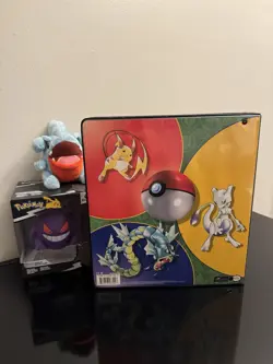 Vintage 1999 Pokemon Trading Card Wizards of the Coast Ultra Pro 3-Ring Binder - Image 2