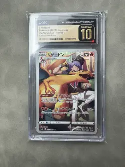 CGC 10 Pristine Charizard Holo 187/184 CHR VMAX Climax Japanese Pokemon Card - Image 1