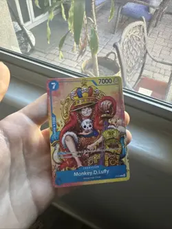 Monkey.D.Luffy (2nd Anniversary Stamped ) P-043 One Piece Promotion Cards - Image 1