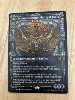 Aclazotz, Deepest Betrayal 0316 Showcase The Lost Caverns of Ixalan LCI MTG NM - Image 1