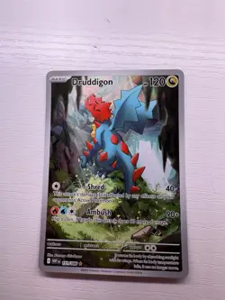 Pokemon TCG White Flare Druddigon Illustration Card 151/086 M/Nm Condition - Image 1