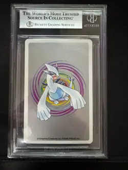 BECKETT 9 - 1999 POKEMON SILVER PLAYING CARD #245 SUICUNE KING OF HEARTS - Image 2