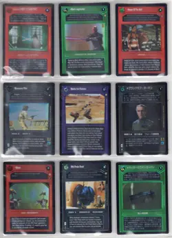 Star Wars CCG Reflections III 3 Complete 42 Card Very Rare Foil Set - Image 1