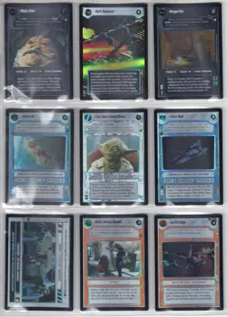 Star Wars CCG Reflections III 3 Complete 42 Card Very Rare Foil Set - Image 3