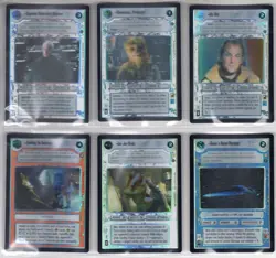 Star Wars CCG Reflections III 3 Complete 42 Card Very Rare Foil Set - Image 5