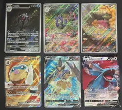 Pokemon TCG Pokemon Full Art Lot: 8 Card Collection Set - Image 1