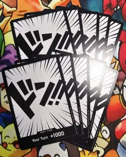One Piece Card Game English DON!! Set of 10 don cards Starter Deck Green Back - Image 1
