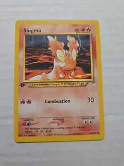 Slugma 82/105 Neo Destiny 1st First Edition Common 2002 Pokemon Card 🔥 - Image 1