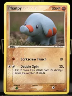 PHANPY 69/107 - NON-HOLO - COMMON - EX Deoxys - 2005 POKEMON CARD - LP - Image 3