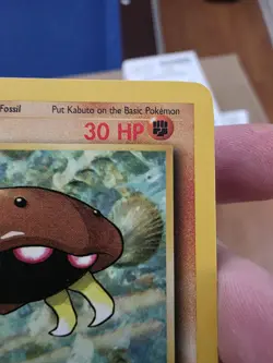 Pokemon TCG Kabuto Fossil 1st Edition Common Card 50/62 LP - Image 3