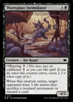 Thornplate Intimidator, Bloomburrow, MTG, Common Card, 0117 - Image 1