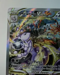 Mewtwo VSTAR Ultra Rare Crown Zenith: GG44/GG70 Ungraded Authentic NM Card - Image 5