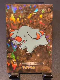 2024 Pokemon Card Database 2: Phanpy #231 (Cracked Ice Holo) (NM) - Image 1