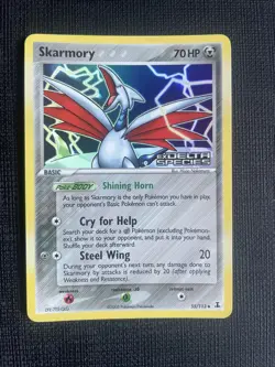 Skarmory 55/113 Ex Delta Species Rare Holo Pokemon Card Stamped 2005 - NM/LP - Image 1