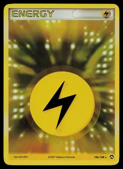 Pokemon Card - Lightning Energy Power Keepers 106/108 Reverse Holo - Image 1