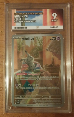 Mimikyu Card SVP 075 Black Star Promo ACE 9 Pokemon TCG - Image 1