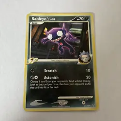 Sableye G LV.58 41/147 Supreme Victors 2009 Rare Pokemon TCG Card - LP Sleeved - Image 1