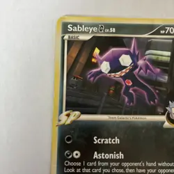 Sableye G LV.58 41/147 Supreme Victors 2009 Rare Pokemon TCG Card - LP Sleeved - Image 5