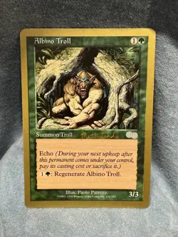 MTG - Albino Troll - 99’ World Champ - NM - Free Ship! - 1 Price for 1-4 Cards! - Image 1