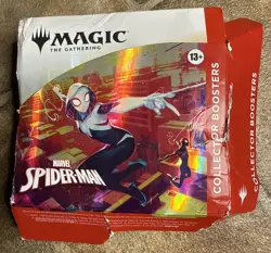 Magic The Gathering Marvel Spiderman New Open Box Collector Booster Box - Image 1