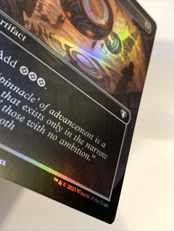 MTG Thran Dynamo *BORDERLESS FOIL* Commander Masters 0658 Pack Fresh - Image 3