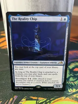 MTG The Reality Chip Kamigawa: Neon Dynasty Regular (074/302) LP FREE SHIPPING - Image 1
