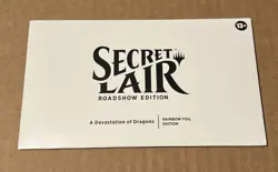 SDCC 2025 Comic Con Exclusive MTG Secret Lair A Devastation Of Dragons - SEALED - Image 1