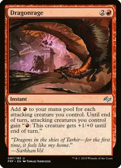 X 1 Dragonrage NM Fate Reforged 097 MTG Magic The Gathering - Image 1