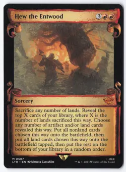 Hew the Entwood (Showcase Scrolls) M Universes Beyond: The Lord of the Rings: Ta - Image 1