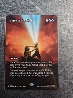 MTG Force of Negation Avatar: The Last Airbender Borderless Non-Foil NM Magic 13 - Image 1
