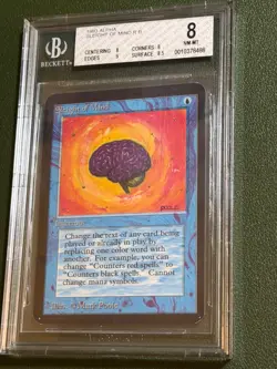Sleight of Mind Alpha BGS 8 not CGC MTG Magic the Gathering L - Image 1