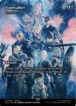 Endwalker - Brainstorm (Showcase) Final Fantasy Magic MTG NM - Image 1