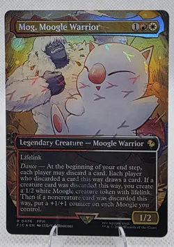 Mog, Moogle Warrior (Borderless) (Chocobo Track Foil) Commander: Final Fantasy - Image 1