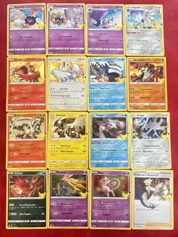 Pokemon 25th Anniversary ✨Celebrations - Complete Holo Lot - 16 Cards sleeved - Image 1