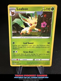 Leafeon SWSH191, Black Star Promo, Pokemon, NM - Image 1