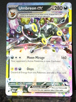 Pokemon Umbreon EX 60/131 Prismatic Evolutions Surprise Box Promo NM #1 No Stamp - Image 1
